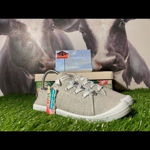Tommy Bahama Grey Canvas Sneakers